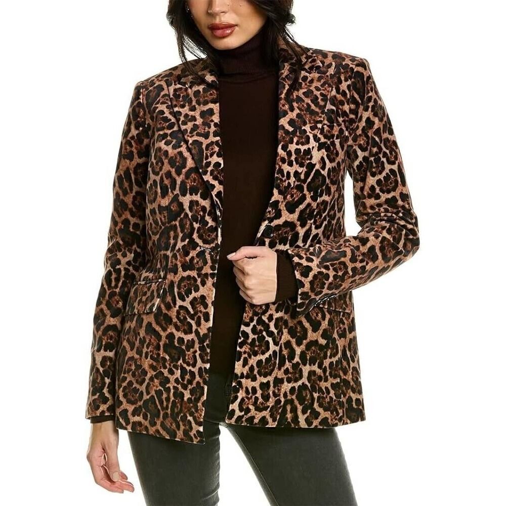 Joie Women's Nealy Blazer. Leopard Print Brand New Size S